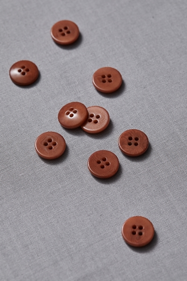 Plain Corozo Button 15mm