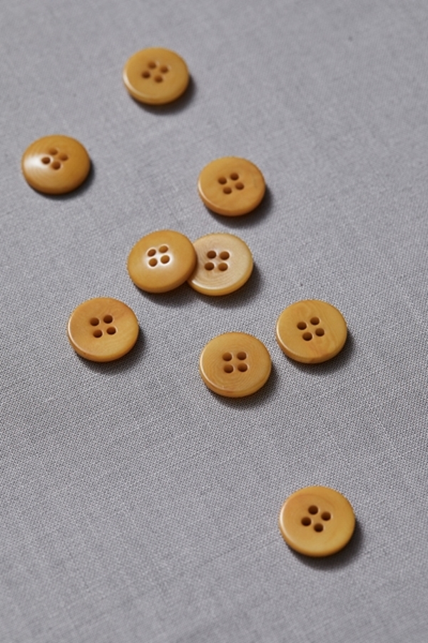 Plain Corozo Button 15mm