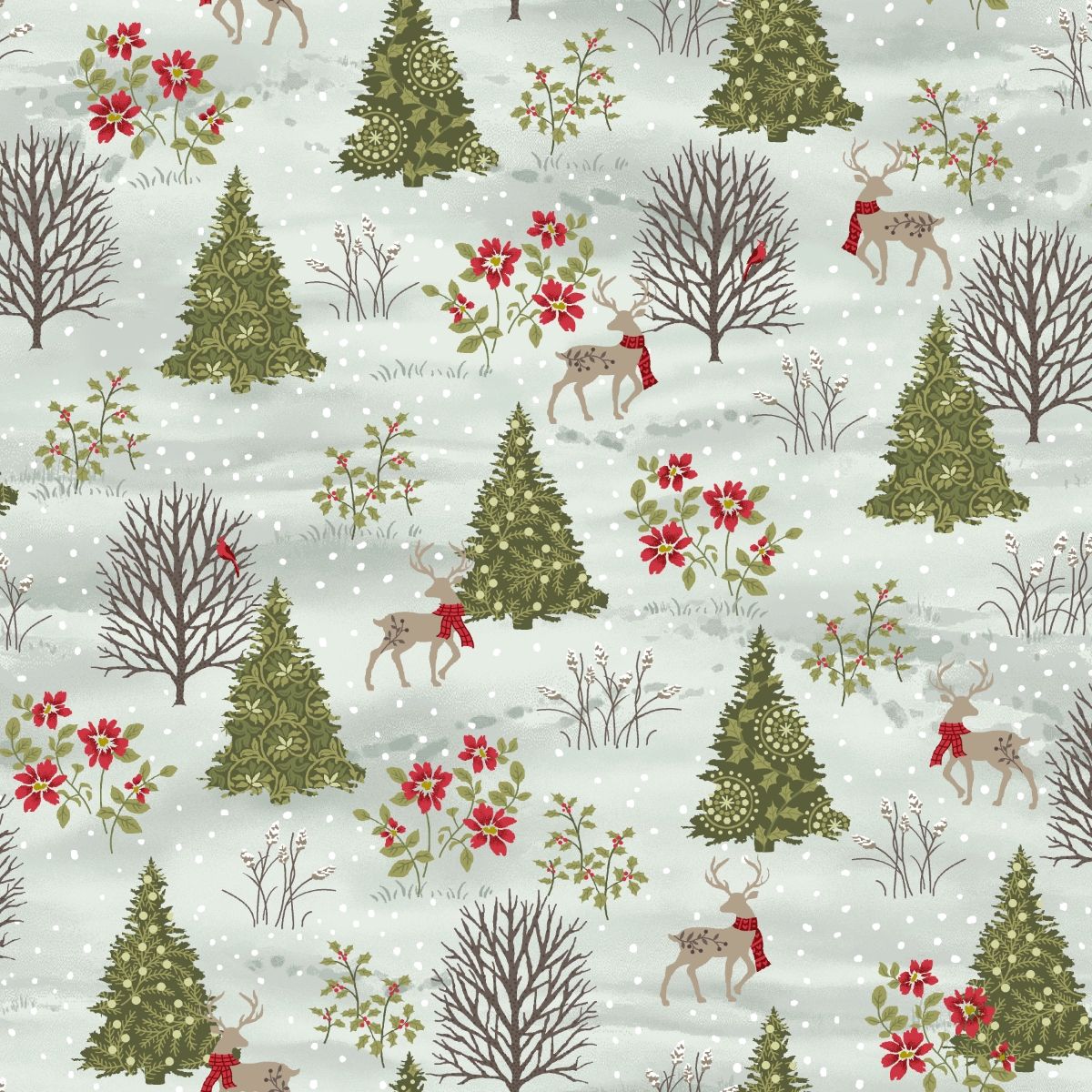 Snowfall and Sage