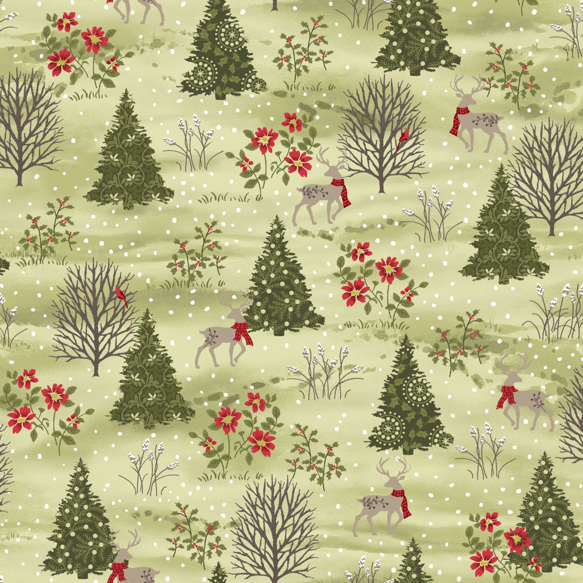 Snowfall and Sage
